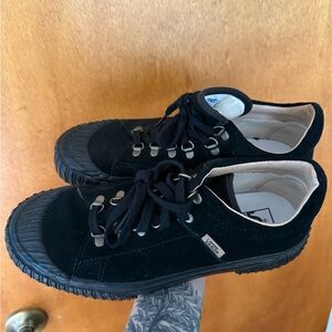 Vans Men's Black Suede Sneakers
